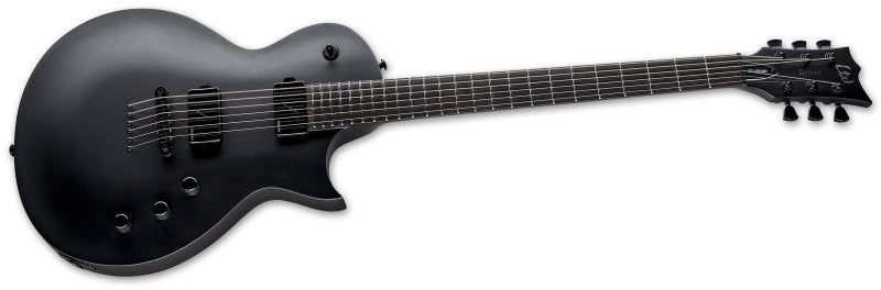 ESP - EC-1000 Baritone Electric Guitar, Charcoal Metallic Satin #LEC1000BCHMS
