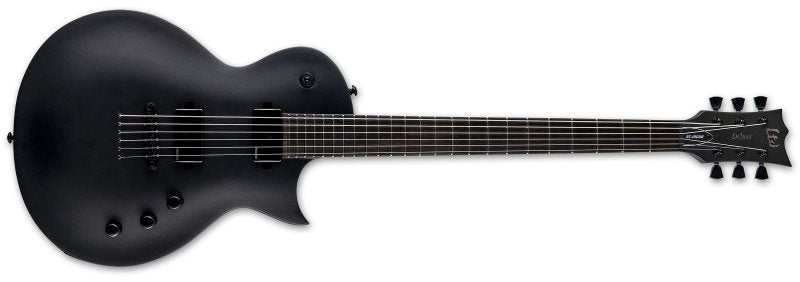 ESP - EC-1000 Baritone Electric Guitar, Charcoal Metallic Satin #LEC1000BCHMS