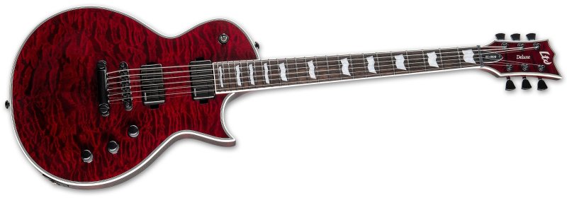 ESP - LTD EC-1000 Electric Guitar, See Thru Black Cherry #LEC1000QMSTBC