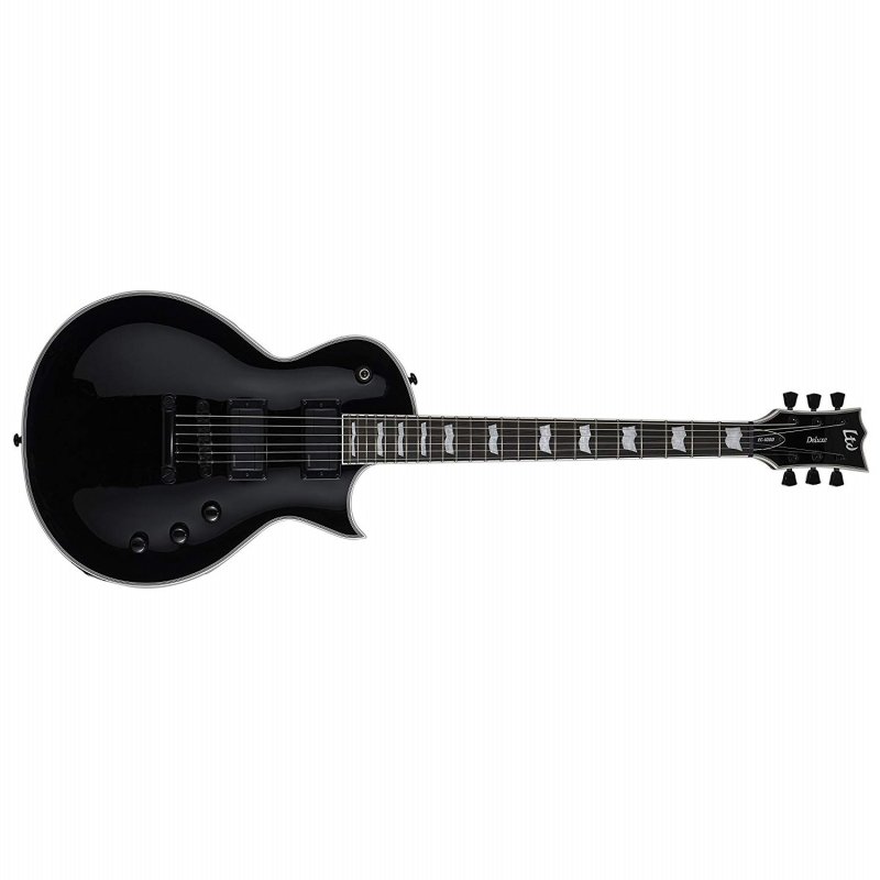ESP - Electric Guitar with Fishman Fluence Pickups (Black) #LEC1000SBLKF