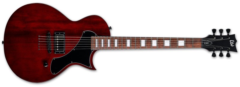 ESP - EC-201FT Electric Guitar, See Thru Black Cherry #LEC201FTSTBC