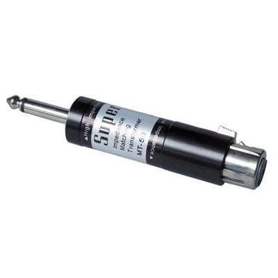 Leem - MT-50 XLRF to 1/4″ TS Microphone Impedance Transformer Adapter
