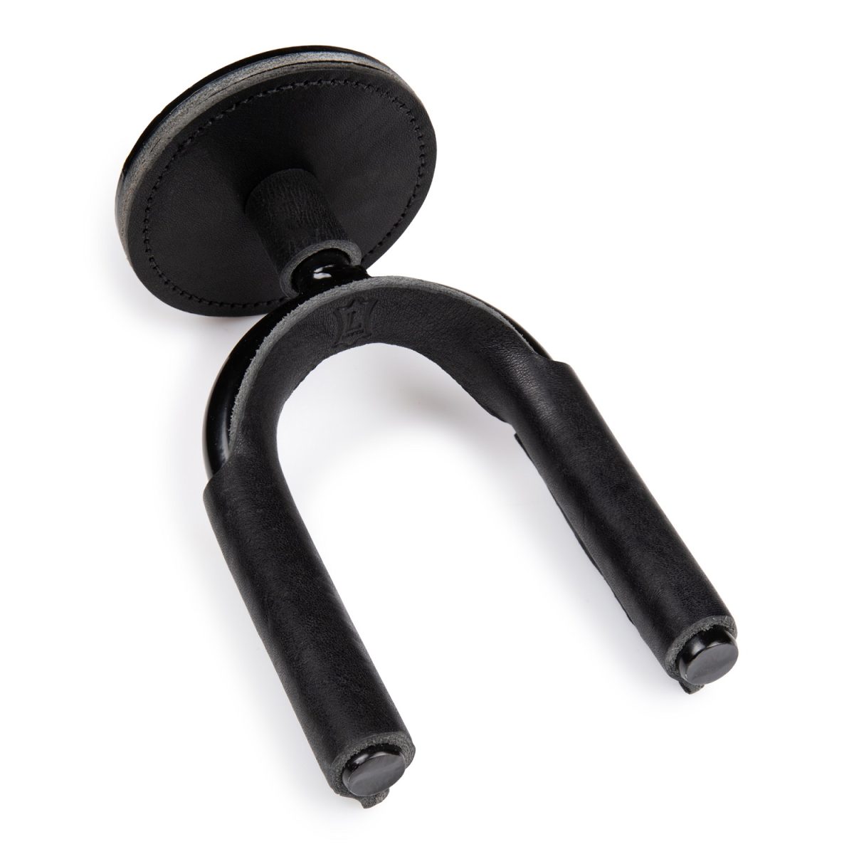 Levy's - Black Forged Guitar Hanger w/ Black Leather Top