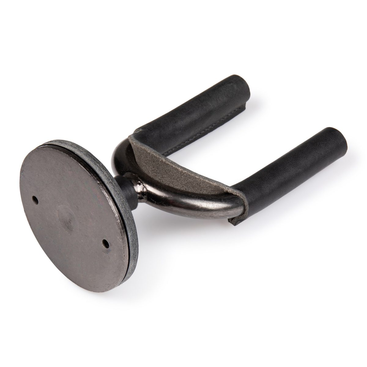Levy's - Smoke Forged Guitar Hanger w/ Black Leather Back