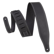Levy's - M17BDS-BLK Like Butter Series Double Stitched Black Strap