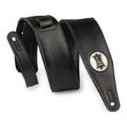 Levy's - 2.5″ Black Padded Vegan Leather Strap - M17VGN-BLK