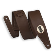 Levy's - 2.5″ Brown Vegan Leather Strap - M17VGN-DBR