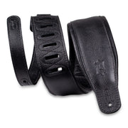 Levy's - 3.25″ Black Garment Leather Guitar Strap