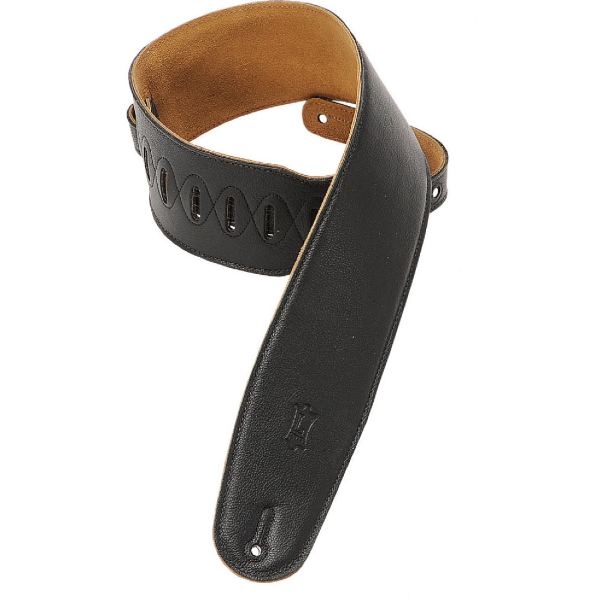 Levy's - Guitar Strap - M4GF-BLK - Classics Series Rolled