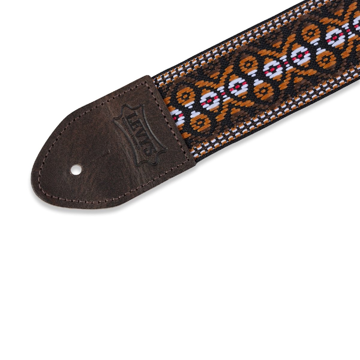 Levy's - PRINT SERIES - Guitar Strap – Jacquard Stripes - M8HTV20 Tip
