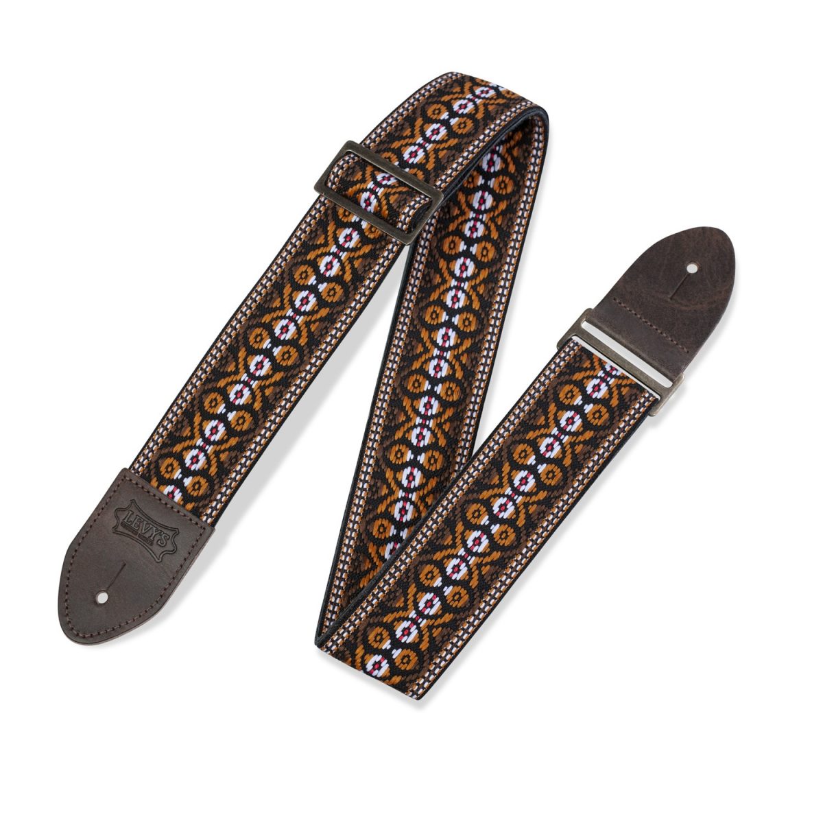 Levy's - PRINT SERIES - Guitar Strap – Jacquard Stripes - M8HTV20