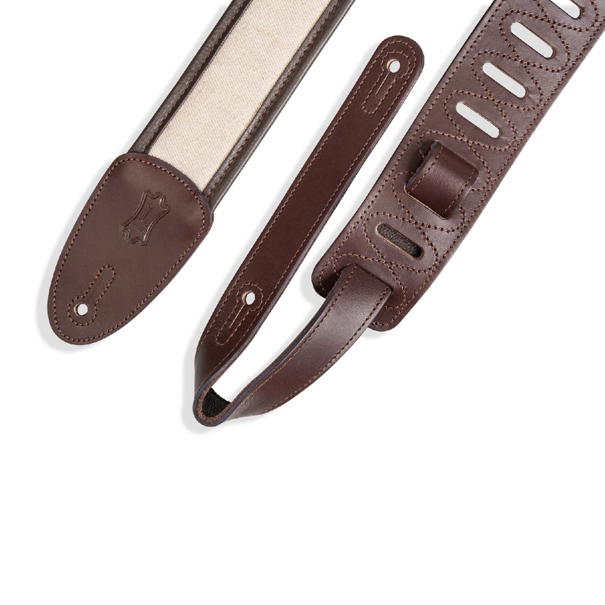 Levy's - Guitar Strap - MHG2-DBR - Deluxe Series Tip 2