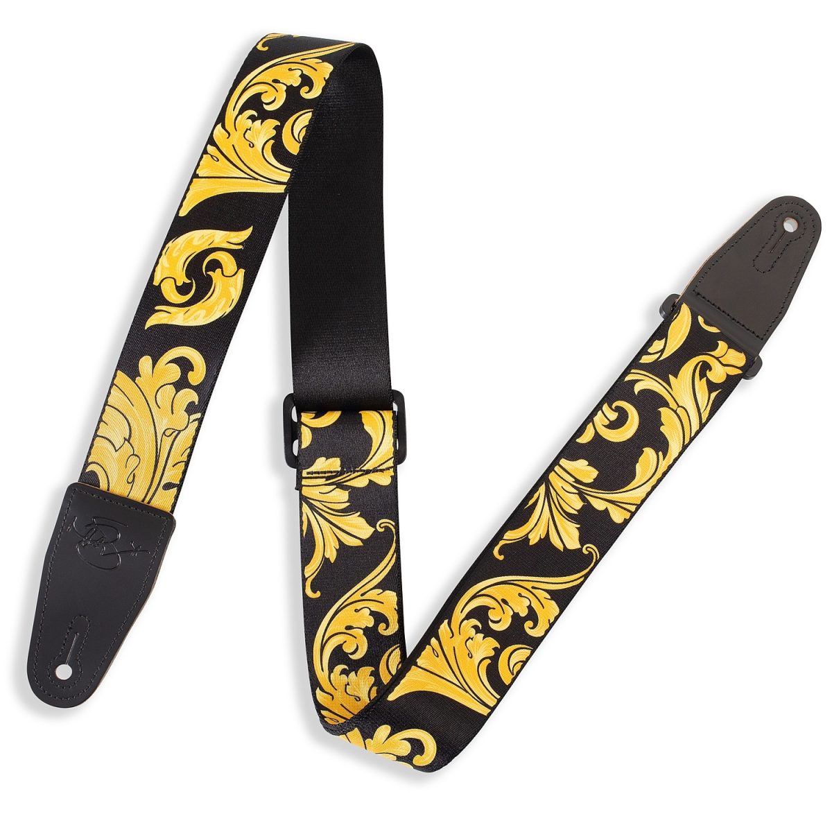 Levy's - Specialty Series - Nita Strauss Signature Guitar Strap - Black /Gold