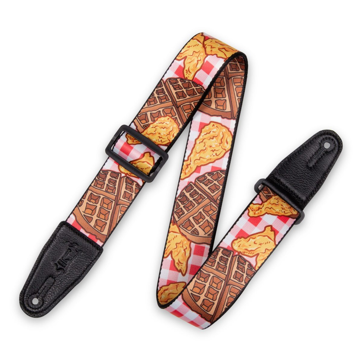 Levy's - Polyester Guitar Strap - Chiken and Waffles