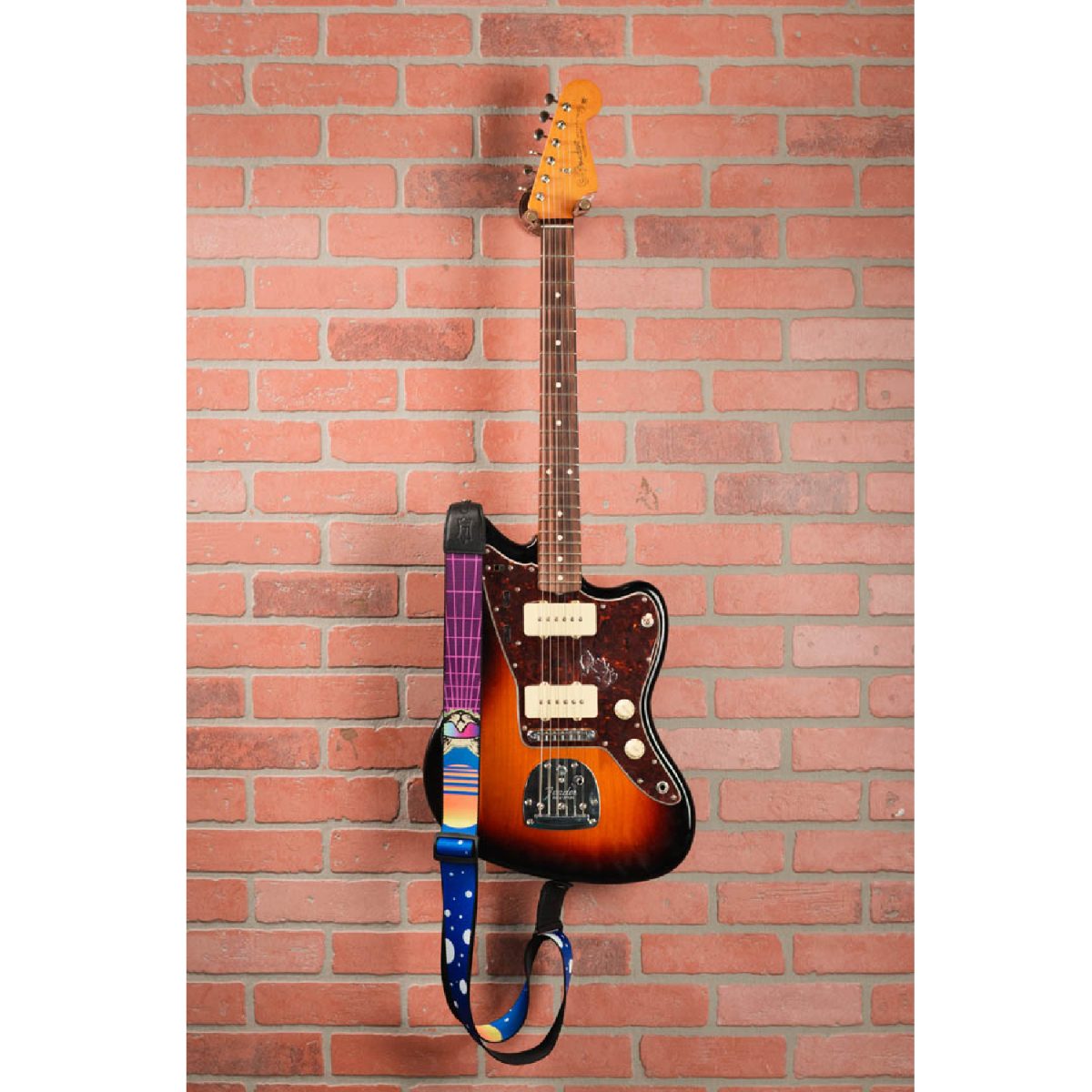 Levy's - Polyester Guitar Strap - Cyber Cat Set2