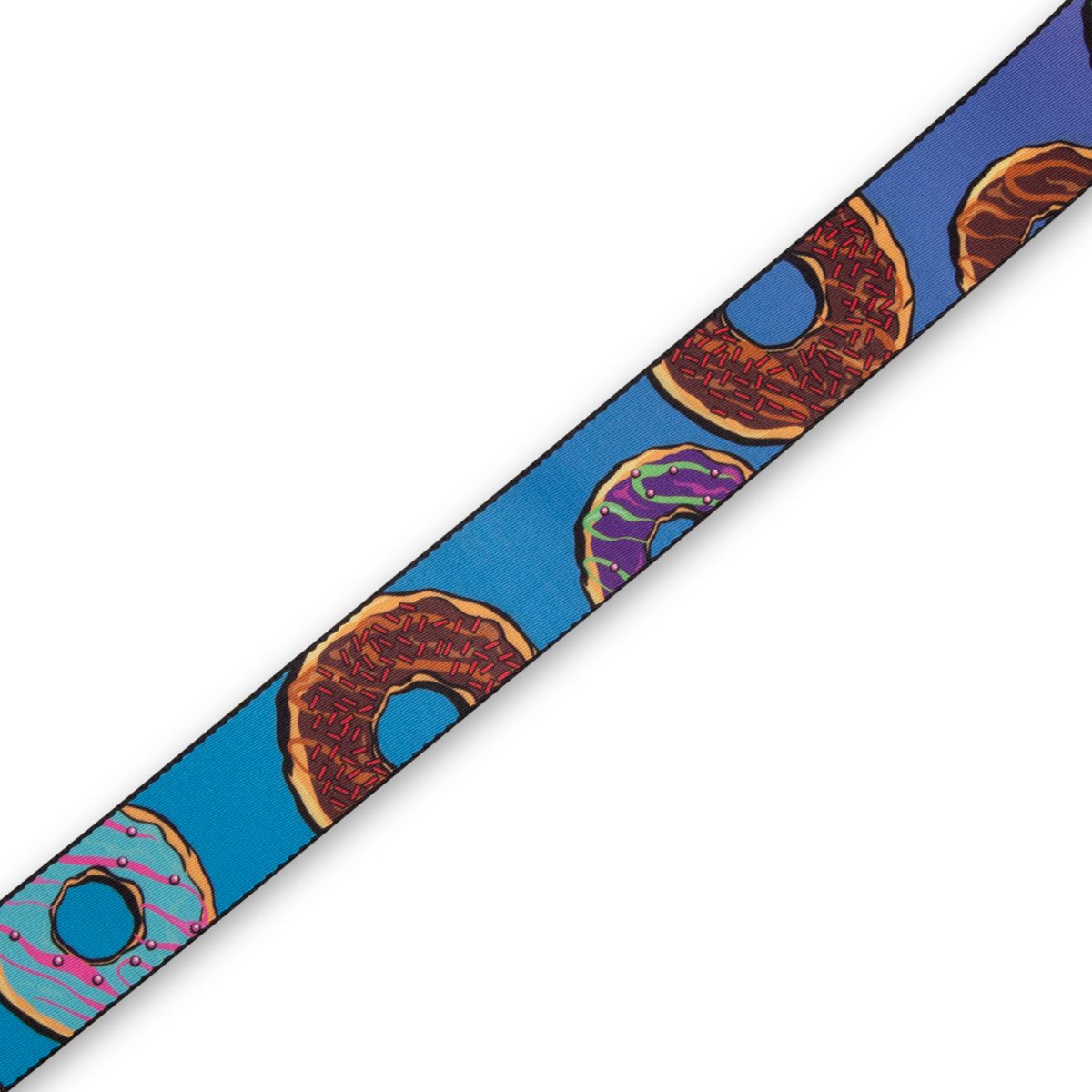 Levy's - Polyester Guitar Strap - Glazed Donuts Design