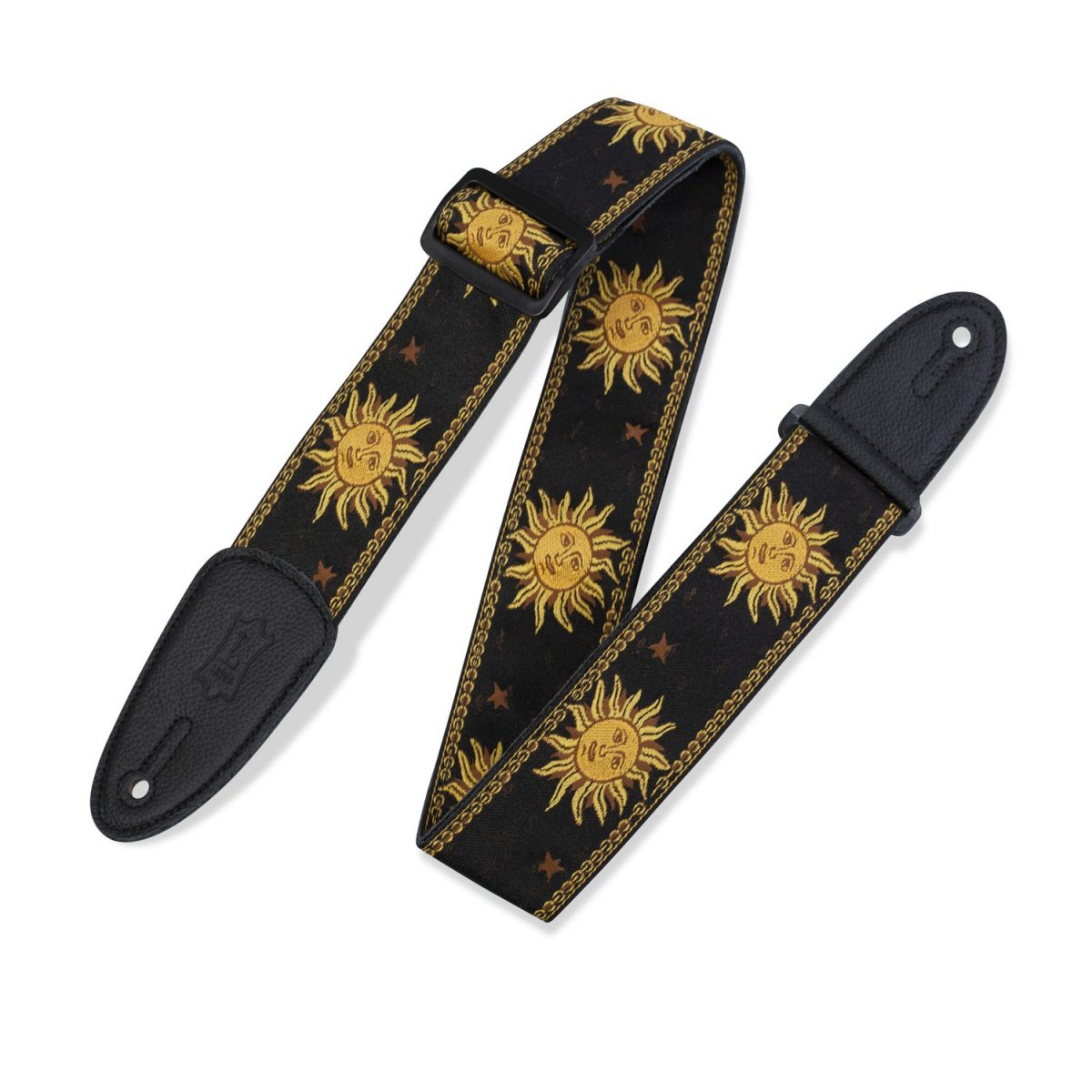 Levy's - Gutiar Strap - MPJG-SUN-BLK - Print Series