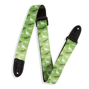 Levy's - 1.5" Nylon Guitar Strap with Garment Leather Ends - Dino Camo - MPJR-003