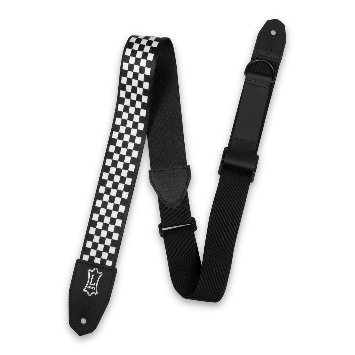 Levy's - MPRH-28 Right Height Sublimation Strap w/ Checkered Motif