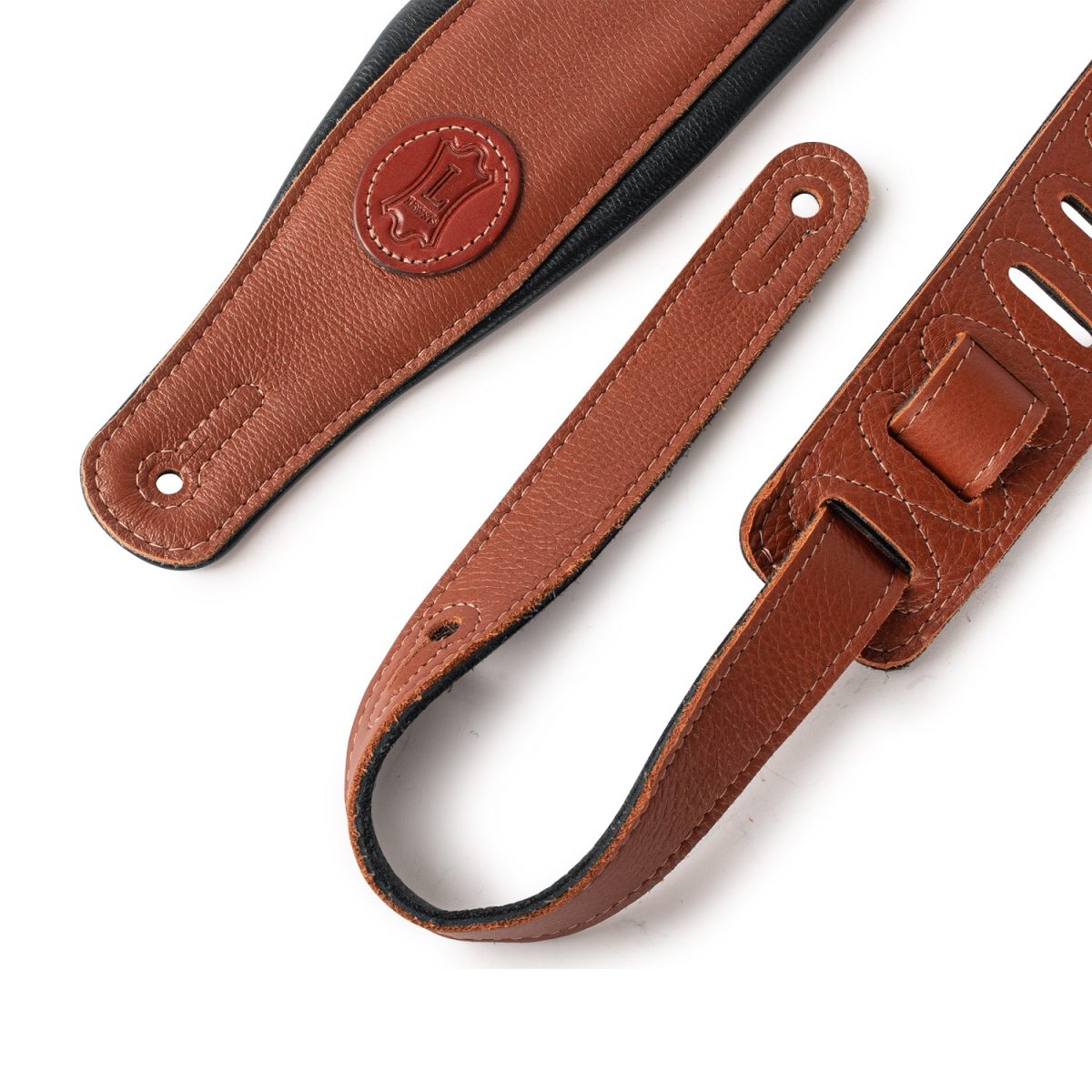 Levy's - Guitar Strap - MSS2-TAN - Signature Series Tip 2
