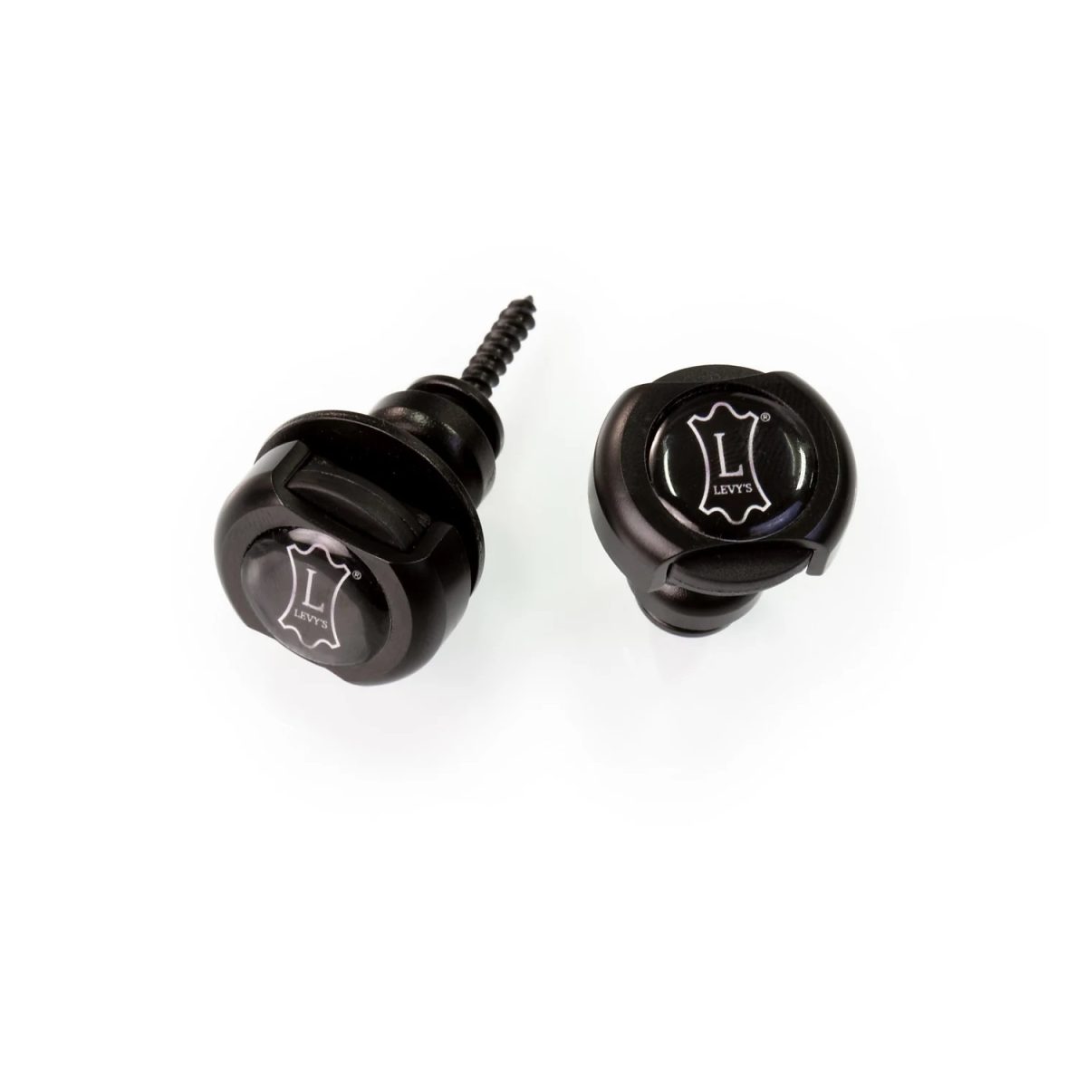 Levy's - Lockable Strap Buttons - Matte Black