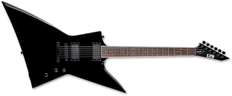 ESP - Electric Guitar with ESP LH-301 Pickups, Set-Neck Construction and TOM-Style Bridge, Black #LEXL200BLK