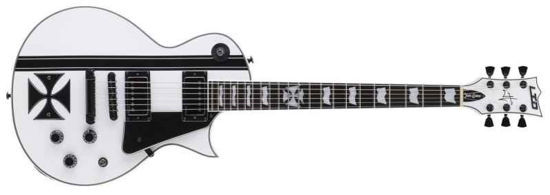ESP - LTD Iron Cross James Hetfield Signature Series Electric Guitar Snow White #LIRONCROSSSW