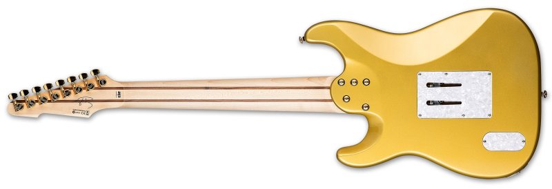 ESP - JRV-8 Javier Reyes 8-String Electric Guitar, Metallic Gold #LJRV8MGO