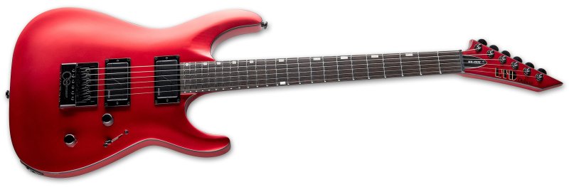 ESP - MH-1000 EverTune Electric Guitar, Candy Apple Red Satin #LMH1000ETCARS