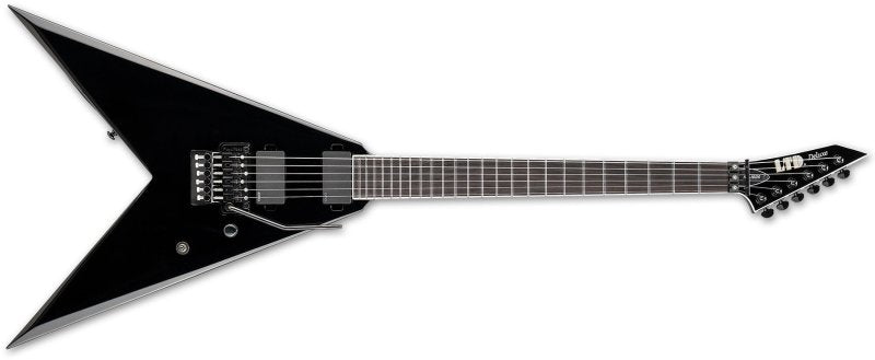 ESP - Electric Guitar with Mahogany Body, EMG 81/60 Pickups and Floyd Rose 1000SE Tremolo, Black #LNV1000BLK