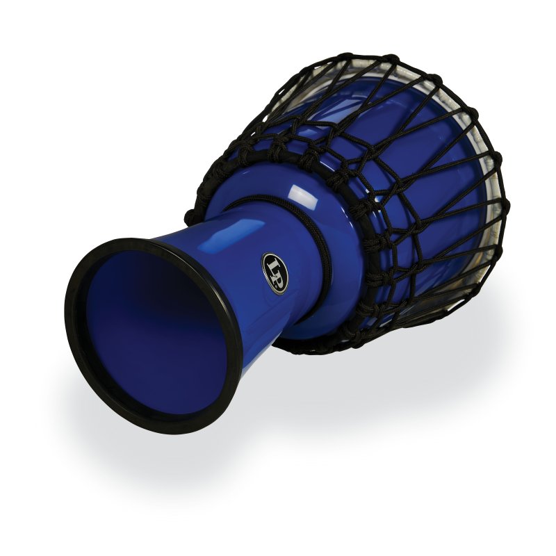 Latin Percussion - World 7" Rope Circle Djembe, Blue #LP1607BL