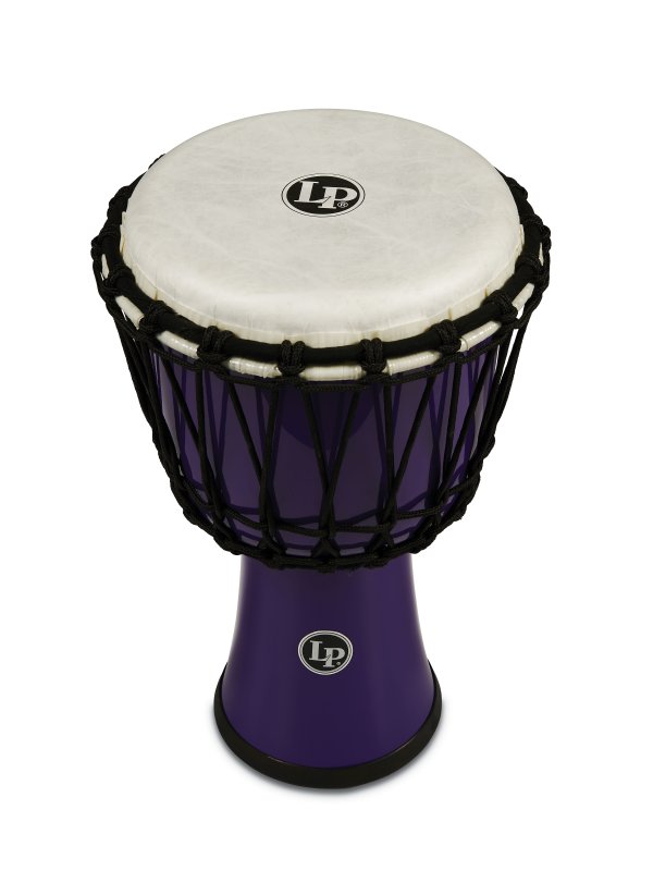 Latin Percussion - World 7" Rope Circle Djembe, Purple #LP1607PL