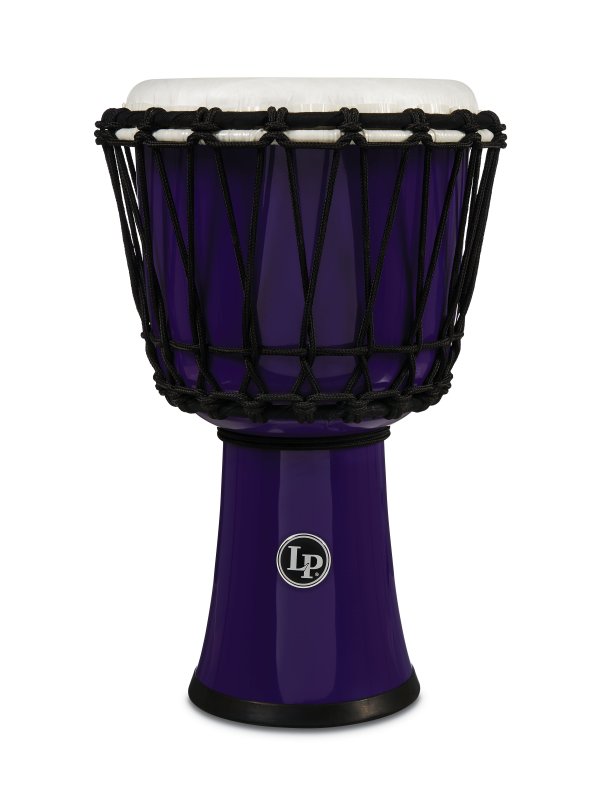 Latin Percussion - World 7" Rope Circle Djembe, Purple #LP1607PL