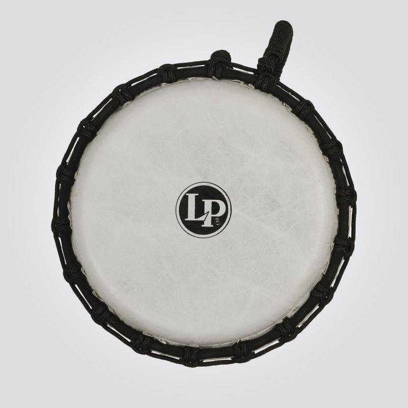 Latin Percussion - World 7" Rope Circle Djembe, White #LP1607WH