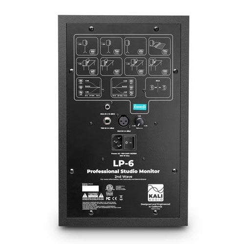 Kali Audio - 2-Way 6.5" Powered Studio Monitor, Black (Single) #LP6V2