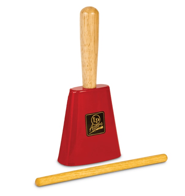 Latin Percussion - ASPIRE EZ-GRIP Cowbell on Handle #LPA900-RD