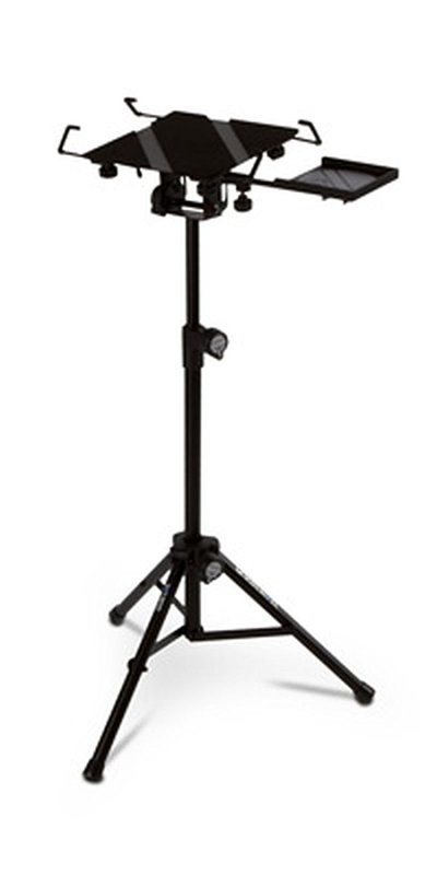 Quik Lok - Fully Adjustable Tripod-Base Universal Laptop Holder #LPH004