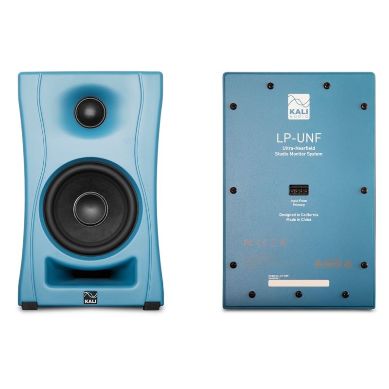 Kali Audio - 4.5" Ultra Nearfield Monitor System With Bluetooth, Blue (Pair) #LPUNFB
