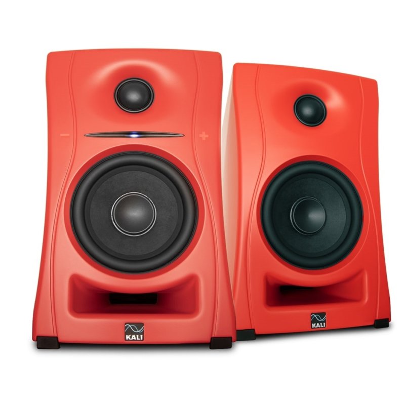 Kali Audio - 4.5" Ultra Nearfield Monitor System With Bluetooth, Red (Pair) #LPUNFR