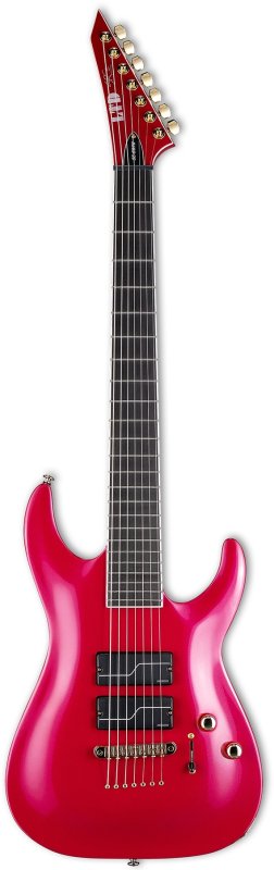 ESP - Stephen Carpenter Signature SC-607 Baritone 7-String Electric Guitar with Fishman Fluence SRC Signature Pickups, Magenta #LSC607BMG