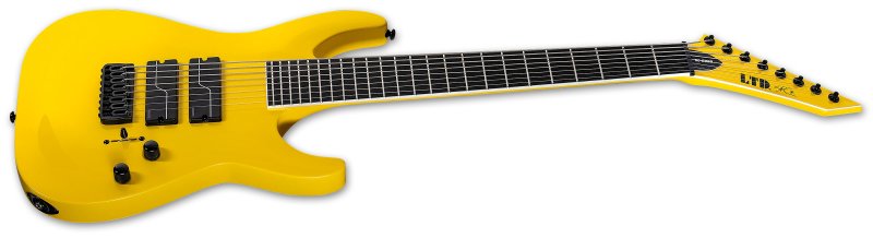 ESP - LTD SC-608 Baritone Electric Guitar, Yellow #LSC608BYELF1