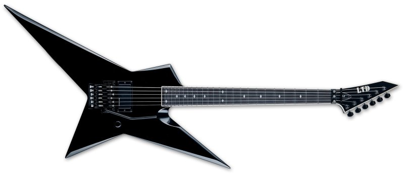 ESP - SD-2 Sammy Duet Random Star Electric Guitar, Black #LSD2BLK
