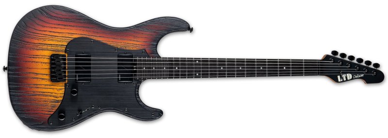 ESP - SN-1000HT Electric Guitar, Fire Blast #LSN1000HTFIREBLAST