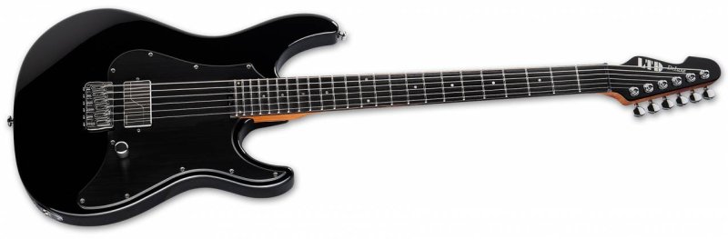 ESP - SN-1 HT LTD Deluxe Baritone 6-String Electric Guitar, Black #LSN1BHTBLK