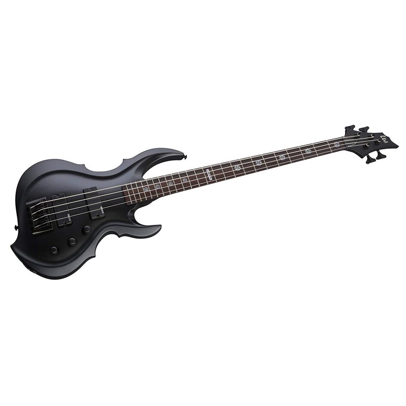 ESP - Tom Araya Signature Series FRX Electric Bass Black Satin #LTA204FRXBLKS