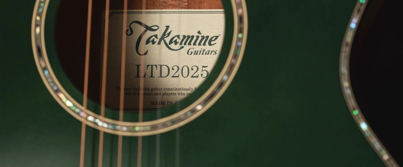 Takamine - Limited Edition 6 String Acoustic Electric Guitar with Semi-Hard Gigbag, Green #LTD2025