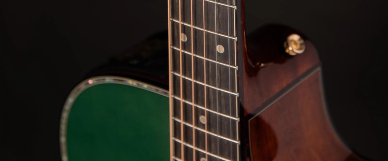 Takamine - Limited Edition 6 String Acoustic Electric Guitar with Semi-Hard Gigbag, Green #LTD2025