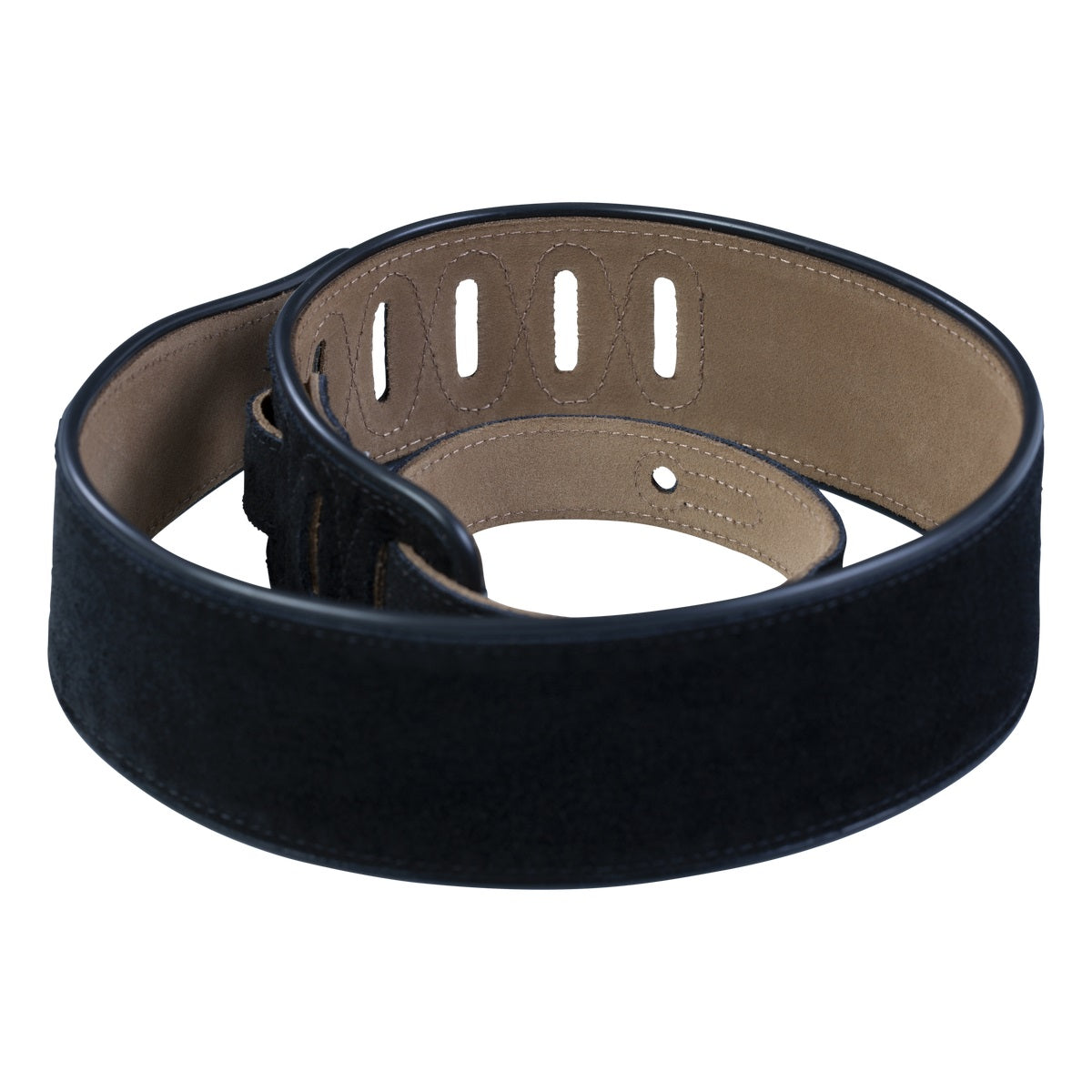 Levy's - 2.5” Black Suede Guitar Strap Signature Series #MSS3-BLK