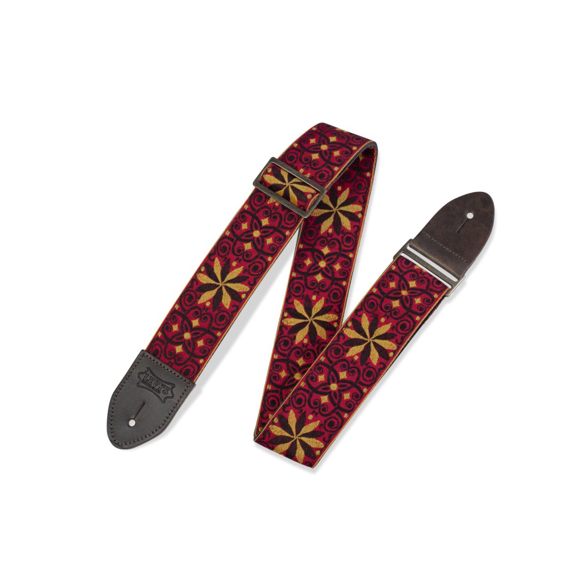 Levy's - PRINT SERIES Guitar Strap – Floral motif - M8HTV-21