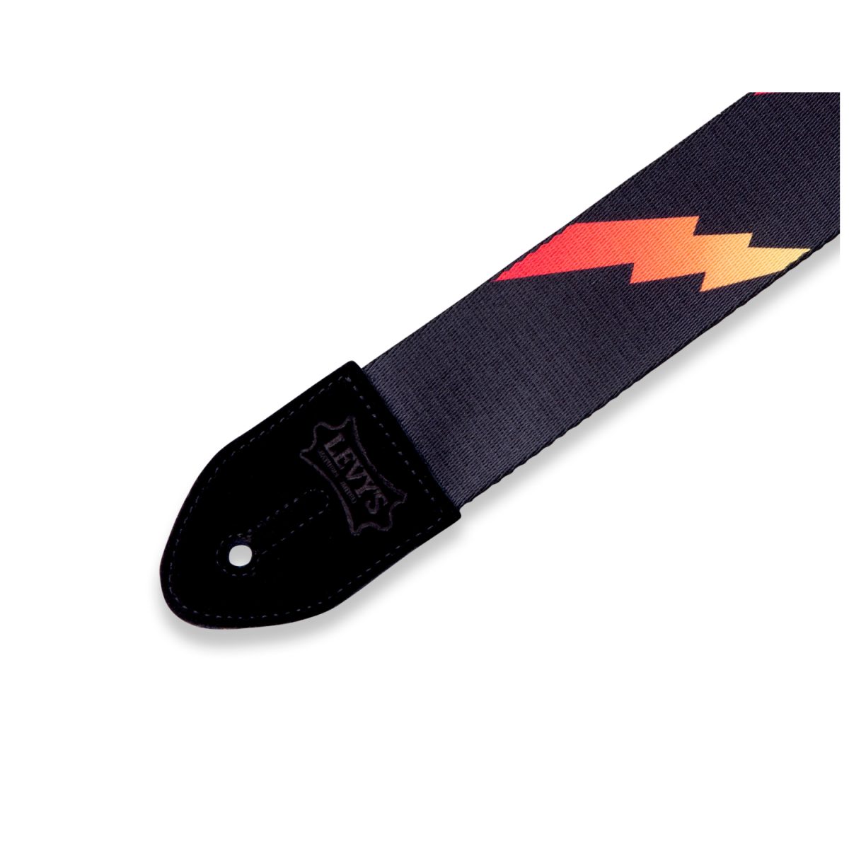 Levy's Print Series - Rainbolt Guitar Strap Black-Red – MPRB2002-prise3